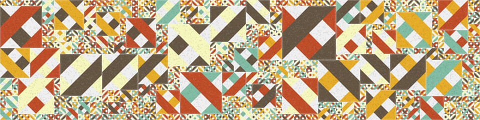 Obraz premium Abstract Geometric Pattern generative computational art illustration
