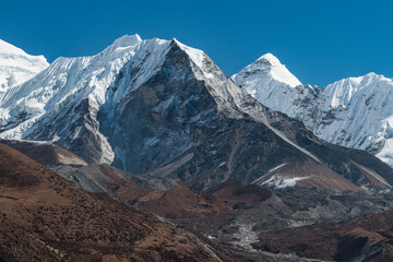 Obraz premium Island Peak Dingboche, Nepal