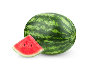 watermelon fruit on white background