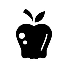 apple icon or logo isolated sign symbol vector illustration - high quality black style vector icons
