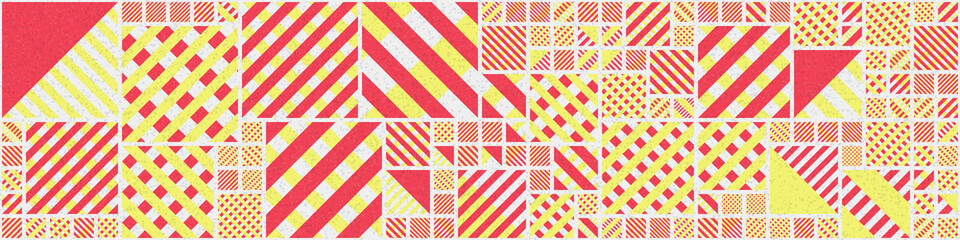 Abstract Geometric Pattern generative computational art illustration