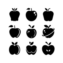 apple icon or logo isolated sign symbol vector illustration - high quality black style vector icons
