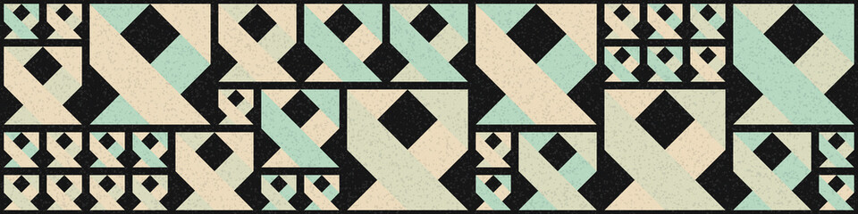 Abstract Geometric Pattern generative computational art illustration