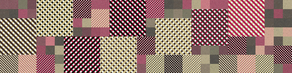 Abstract Geometric Pattern generative computational art illustration