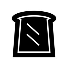 bread icon or logo isolated sign symbol vector illustration - high quality black style vector icons
