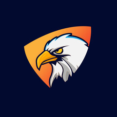logo vector falcon eagle