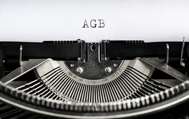 Schreibmaschine - AGB