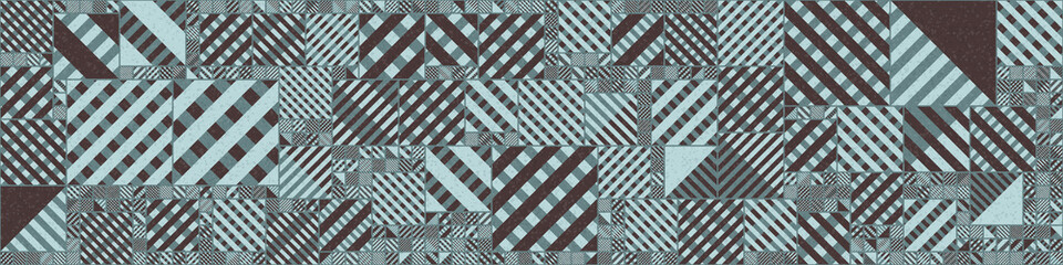 Abstract Geometric Pattern generative computational art illustration