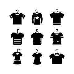 clothes icon or logo isolated sign symbol vector illustration - high quality black style vector icons
