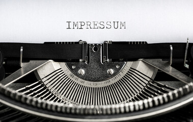 Schreibmaschine - Impressum