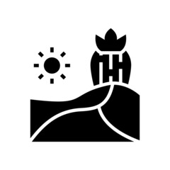 desert icon or logo isolated sign symbol vector illustration - high quality black style vector icons
