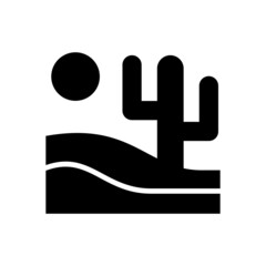 desert icon or logo isolated sign symbol vector illustration - high quality black style vector icons
