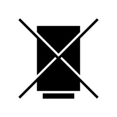 do not drink icon or logo isolated sign symbol vector illustration - high quality black style vector icons
