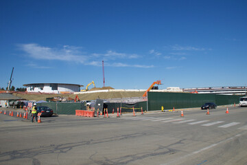 Fototapeta premium landing at airport