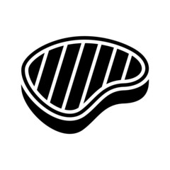 meat icon or logo isolated sign symbol vector illustration - high quality black style vector icons
