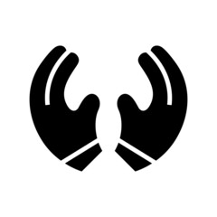 Obraz premium pray icon or logo isolated sign symbol vector illustration - high quality black style vector icons