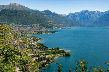 Naklejka na ściany i meble Dongo, Lago di Como, Italy