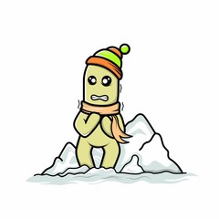 illustration depicting summer, rainy season, spring, autumn
and suitable for cute stickers