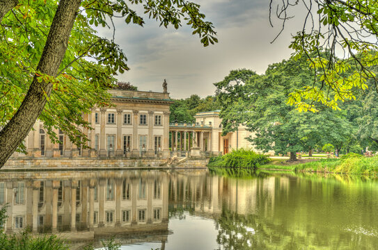 Warsaw, Lazienki Park, HDR Image