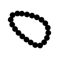 tasbih icon or logo isolated sign symbol vector illustration - high quality black style vector icons
