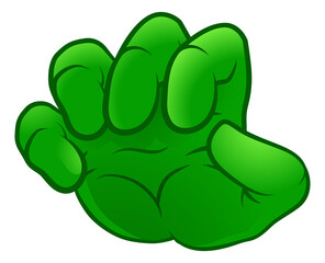 Monster Claw Cartoon Hand