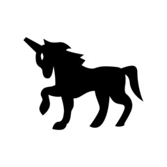 unicorn icon or logo isolated sign symbol vector illustration - high quality black style vector icons
