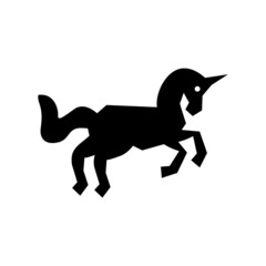 unicorn icon or logo isolated sign symbol vector illustration - high quality black style vector icons
