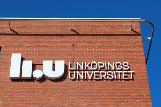 NORRKOPING, SWEDEN - AUGUST 25, 2018: Linkoping University (Linkopings Universitet) campus in Norrkoping, Sweden. The campus is located in former industrial buildings.