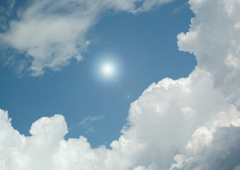 Cloudy sky background