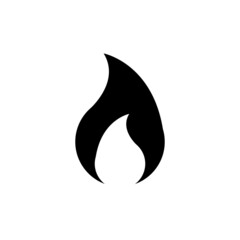 Fototapeta premium Fire flame icon