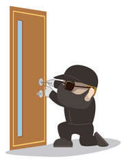 空き巣　ピッキング