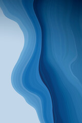 Blue fluid patterned background vector
