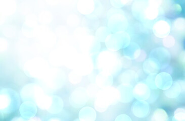 Blue blurred abstract bokeh background