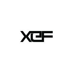 xef initial letter monogram logo design