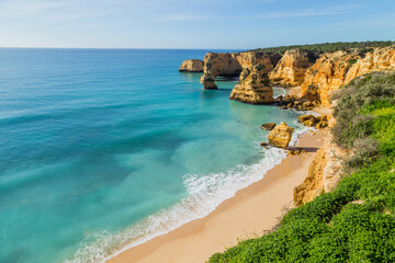 Cliffs in the Coast of Algarve