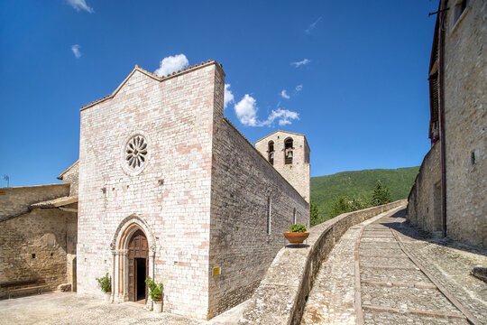 Vallo di Nera, Umbria, Italy, Church of Santa Maria, 