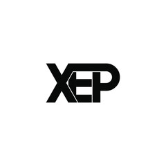 Fototapeta premium xep initial letter monogram logo design