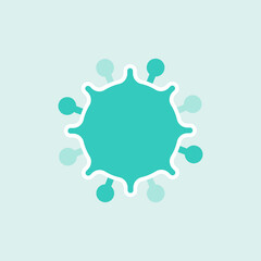 Green coronavirus cell element vector