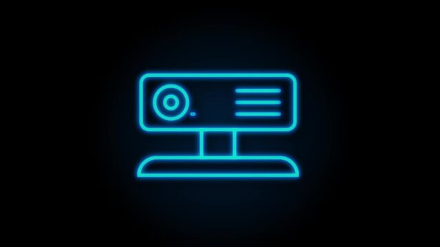 Office icon. Web icon set. Office, great design for any purposes. Motion graphics.