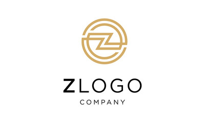 Z circle logo on white background