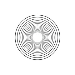 Fototapeta na wymiar geometric circle lines vector