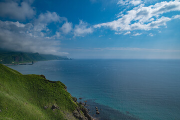 夏の神威岬からの風景