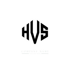 HVS letter logo design with polygon shape. HVS polygon logo monogram. HVS cube logo design. HVS hexagon vector logo template white and black colors. HVS monogram, HVS business and real estate logo. 