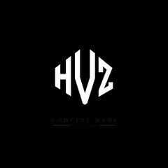 HVZ letter logo design with polygon shape. HVZ polygon logo monogram. HVZ cube logo design. HVZ hexagon vector logo template white and black colors. HVZ monogram, HVZ business and real estate logo. 