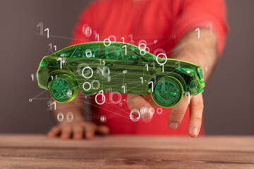 autonomous online car sharing service controlled