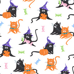 Halloween  Seamless Pattern