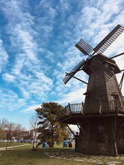 old windmill in the country