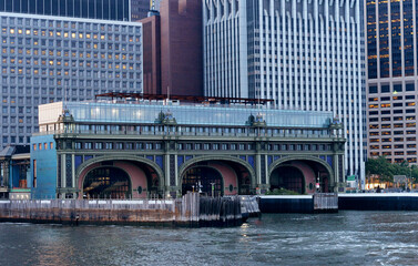 Naklejka premium New York city skyline. USA