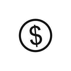 dollar icon in a circle