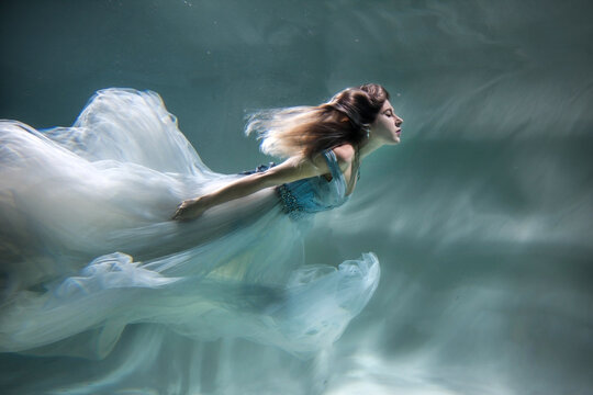 woman in the water